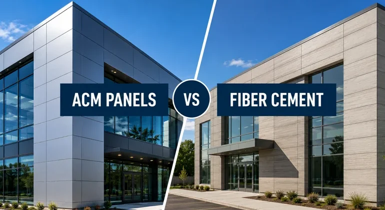 Acm Panels Vs Fiber Cement Canadian Commercial Buildings
