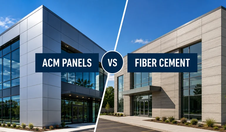 Acm Panels Vs Fiber Cement Canadian Commercial Buildings